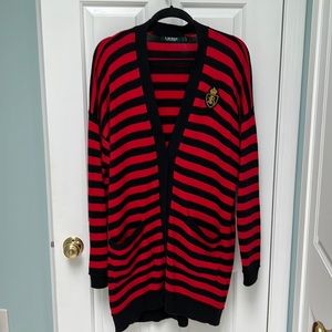 Ralph Lauren LAUREN striped cardigan size XL